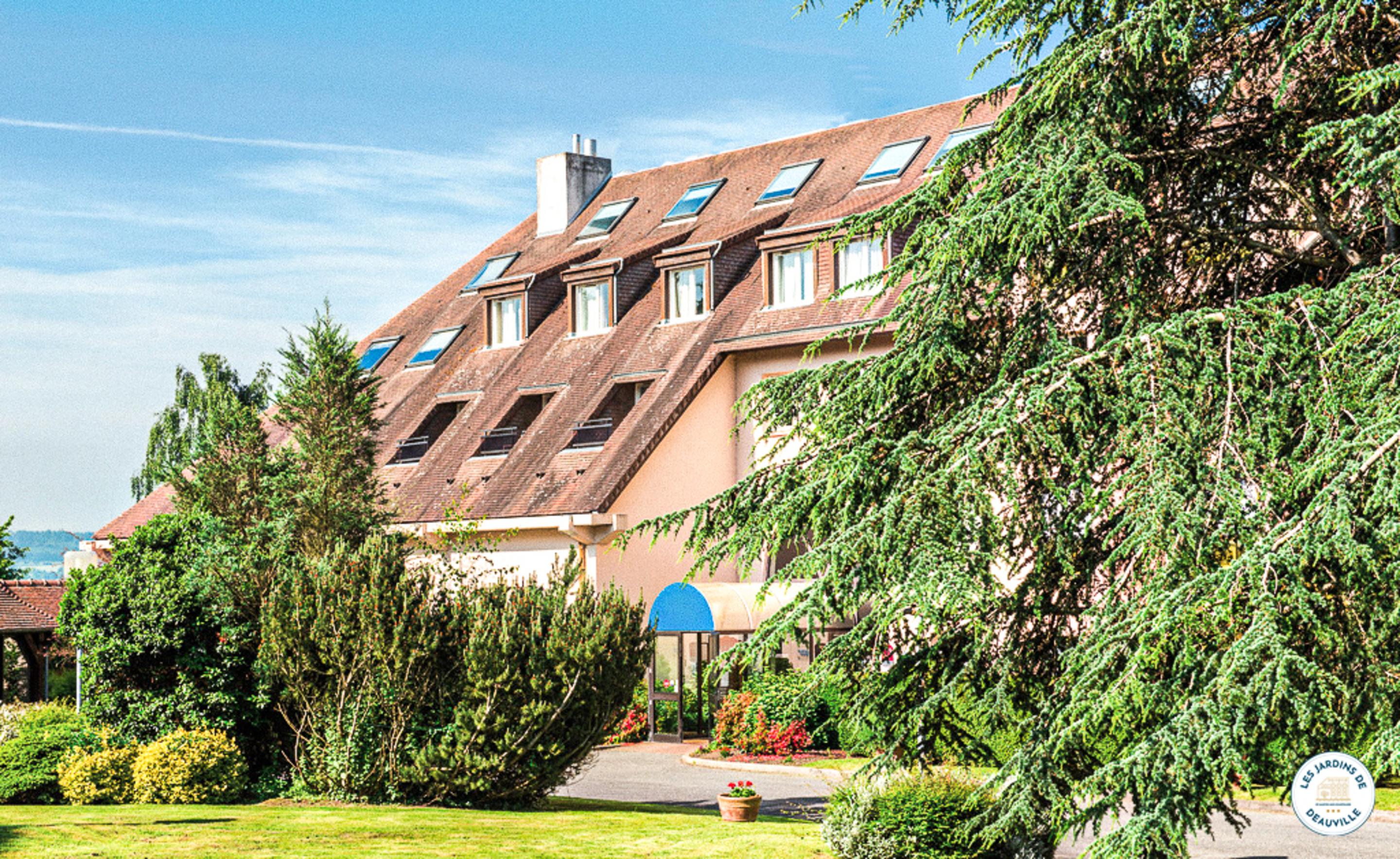 Hotel Les Jardins De Deauville Saint-Martin-aux-Chartrains Exterior photo